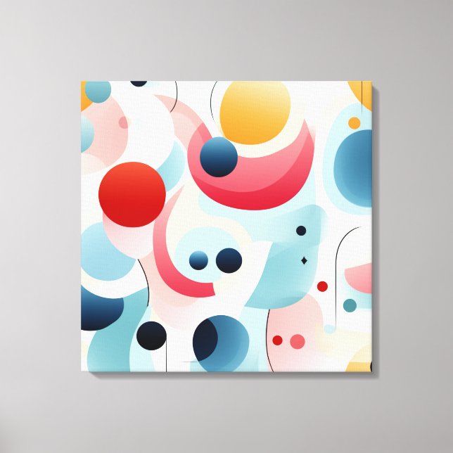 Geometric Art Design Canvas Art (Front)