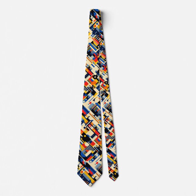 Geometric Art Expression Tie (Front)