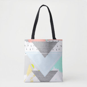 Geometric Art Print Tote Bag