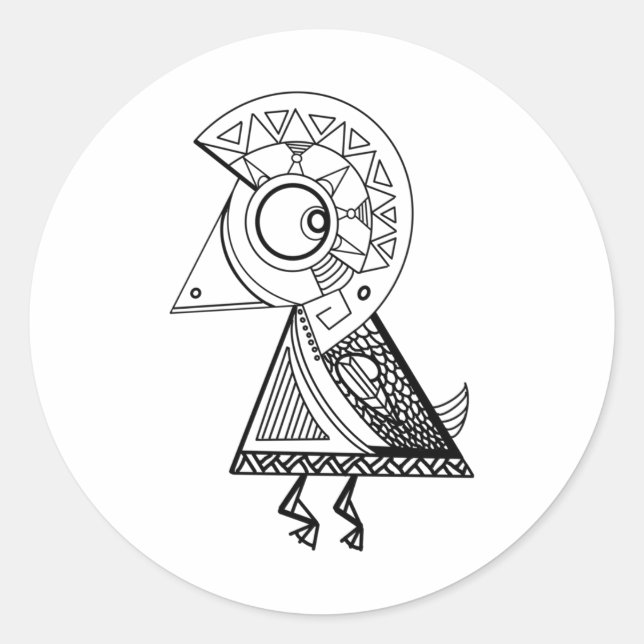 Geometric Art Work 22 Sticker  (Front)