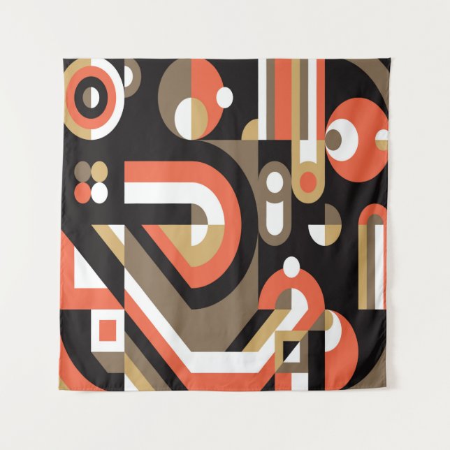 Geometric background design. Abstract artwork patt Tapestry (Front)