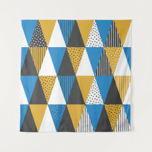 Geometric background. Vintage illustration. Tapestry