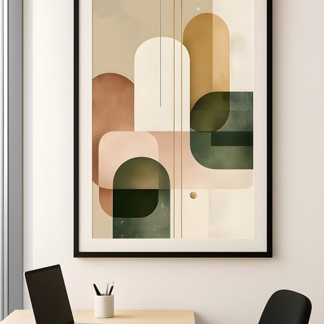 Geometric Balance - Modern Abstract Wall Art  (Creator Uploaded)