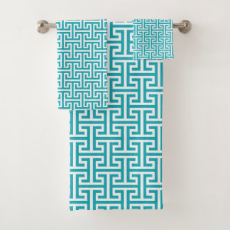Geometric Bath Towel Set