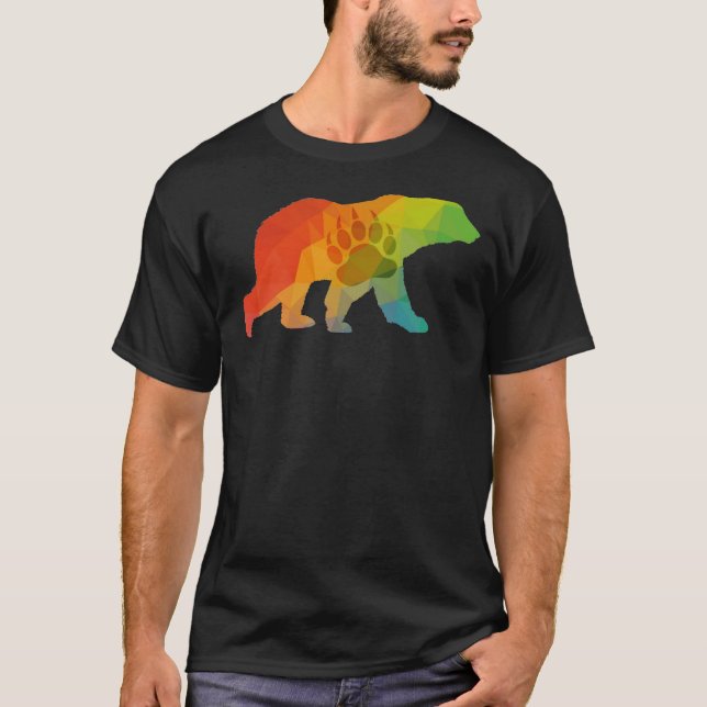 Geometric Bear T-Shirt (Front)