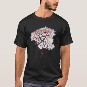 Geometric Beauty of Life with this Vibrant Cherry T-Shirt