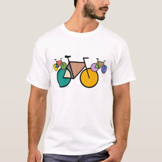 Geometric Bicycle Art T-Shirt