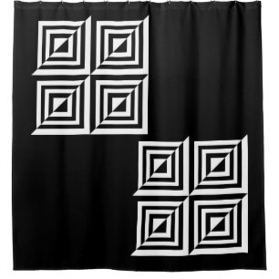 Geometric black and white pattern