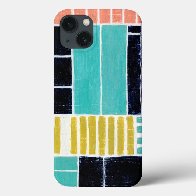 Geometric Blocks Case-Mate iPhone Case (Back)