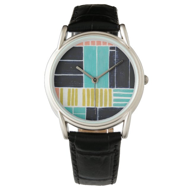 Geometric Blocks Watch (Front)