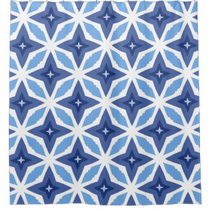 Geometric Blue Pattern