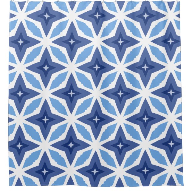 Geometric Blue Pattern (Front)