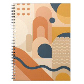 Geometric Boho Notebook – Modern Abstract