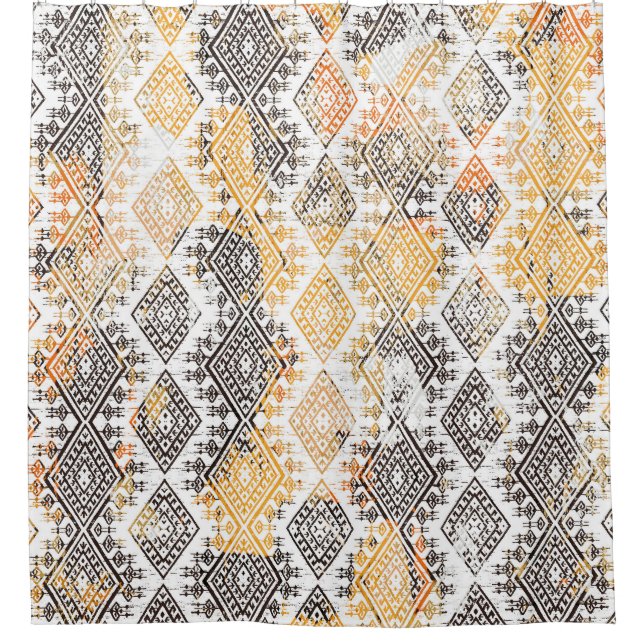 Geometric Boho Tribal: Distressed Pattern. (Front)