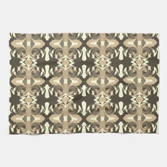Geometric Bold Pattern Kitchen Towel (Horizontal)