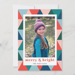 Geometric border card