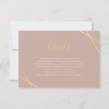 Geometric Border RSVP Card