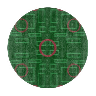 Geometric Boxes on Green Cutting Board