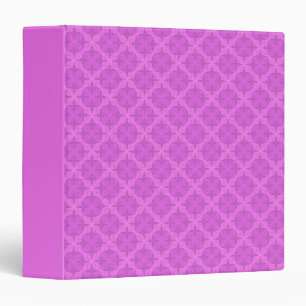 Geometric bright lilac art deco binder