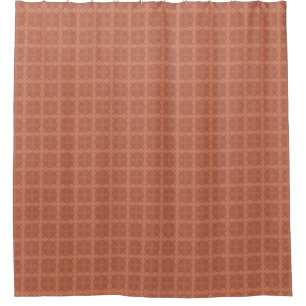 Geometric brown terracotta art deco