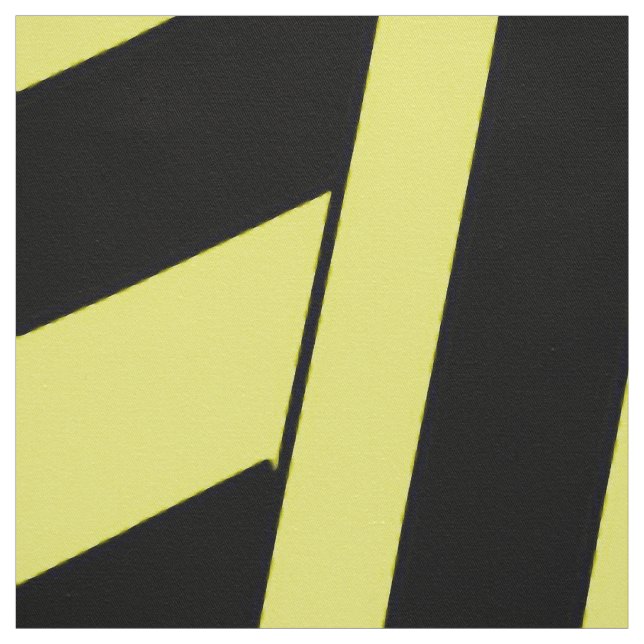 Geometric Bumble Bee Fabric (Swatch)