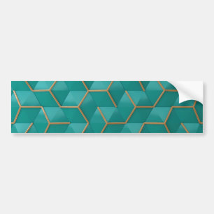 geometric bumper sticker