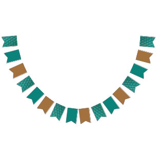 geometric bunting flags