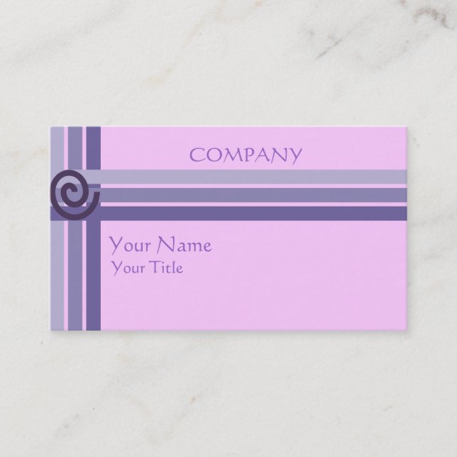 Geometric Business Gards Business Card (Front)