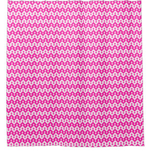 Geometric Candy Pink White Girly Pattern