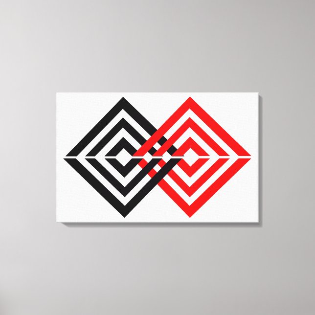 Geometric Canvas Print (Front)