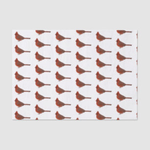 Geometric Cardinal Tissue Paper