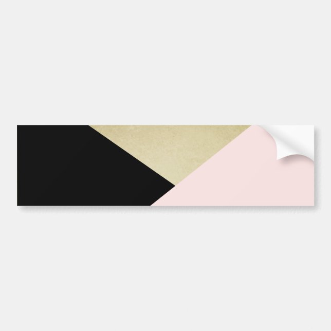 Geometric Cards Blank Stationery Bumper Sticker (Front)