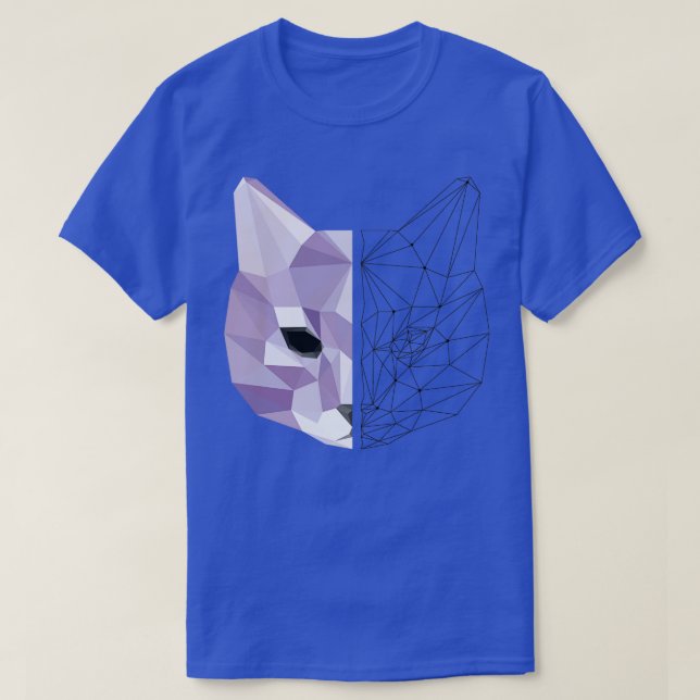 Geometric cat 1  T-Shirt (Design Front)