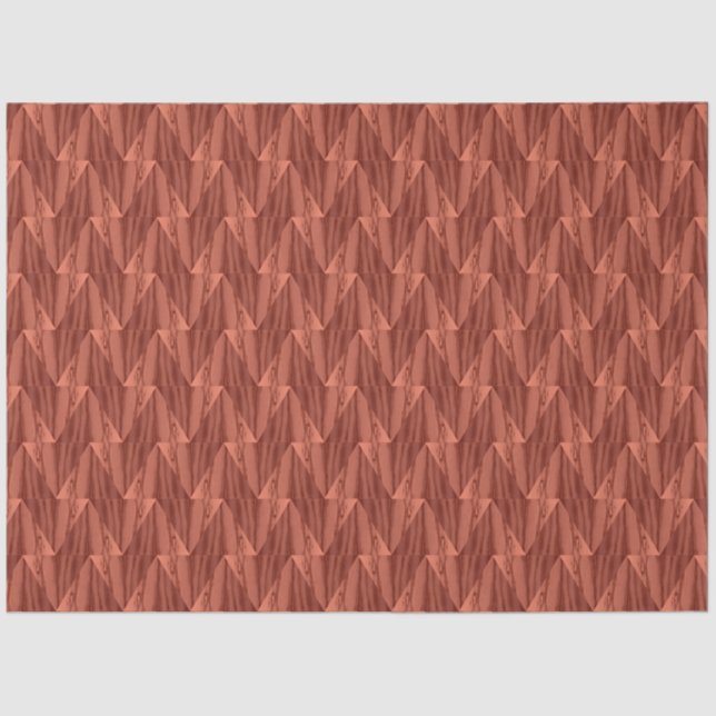 Geometric Cedar Tissue Paper (Front)