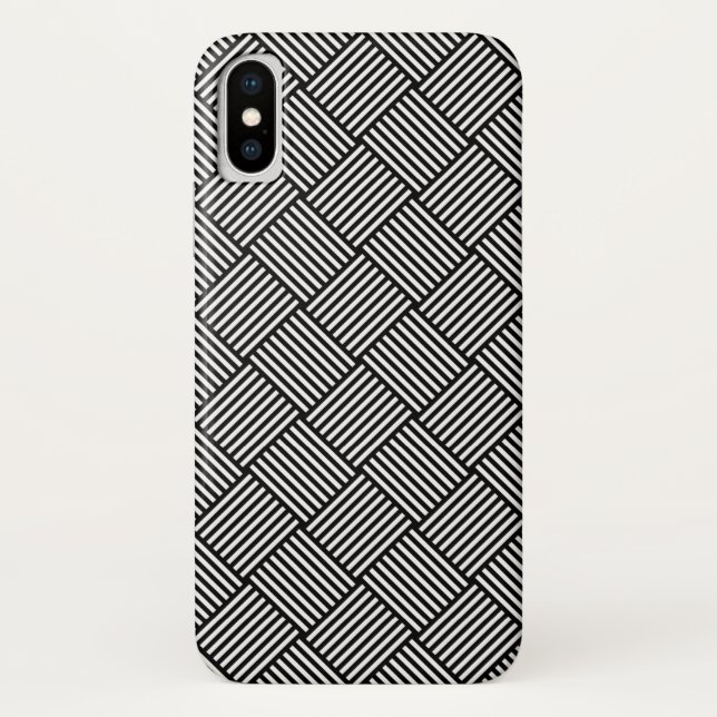 Geometric checked texture Case-Mate iPhone case (Back)