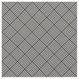 Geometric checked texture fabric