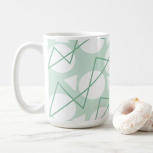 Geometric Chevron Stripes Coffee Mug