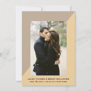 Geometric Chic Save the Dates WEDDINGS Save The Date