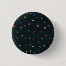 Geometric Chic: Triangle-Inspired Button"