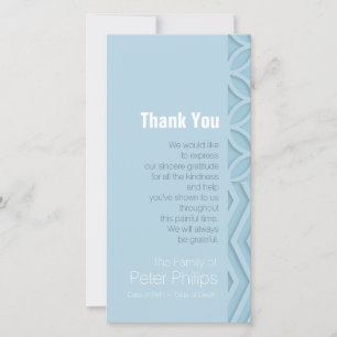 Geometric Choose Colour 1 Sympathy Thank You