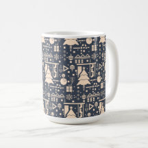 Geometric Christmas Pattern