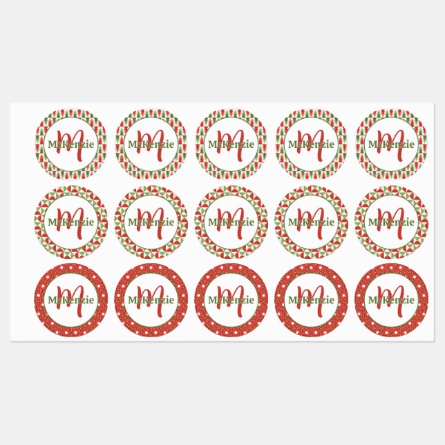Geometric Christmas Tree Grove (Sheet)