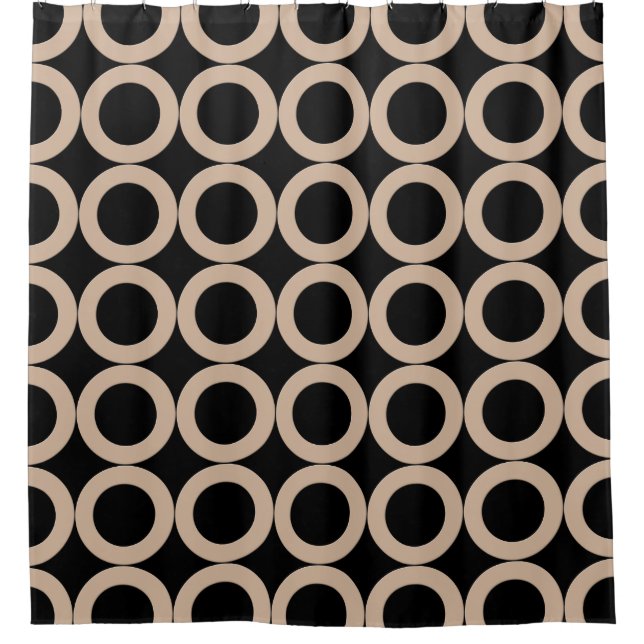 Geometric Circles Brown on any Colour (Front)