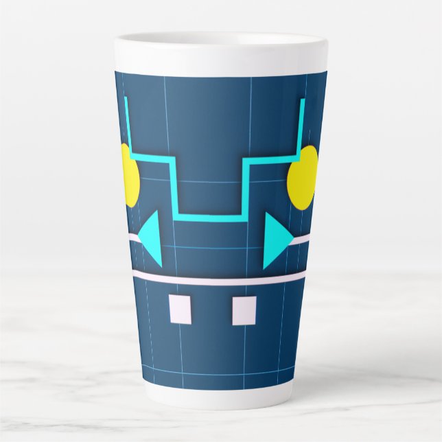 Geometric Circuit Mug (Front)