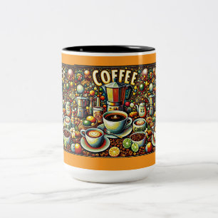 Geometric Coffee Design Mug