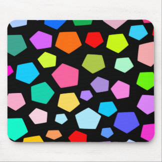 GEOMETRIC COLORFUL SHAPE   MOUSE PAD