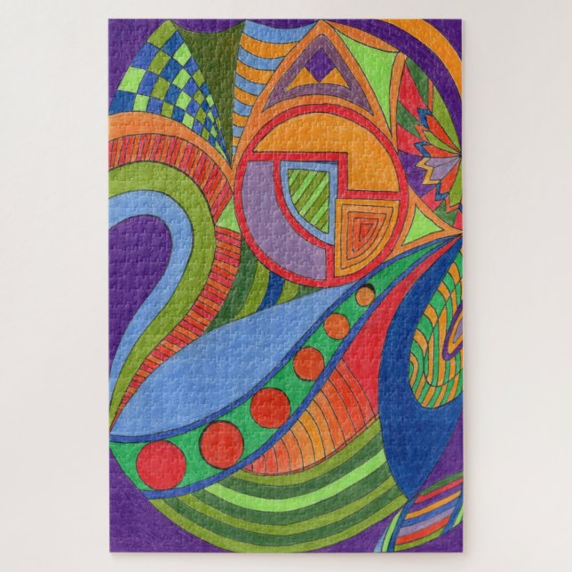 Geometric Colour 2 Jigsaw Puzzle (Vertical)