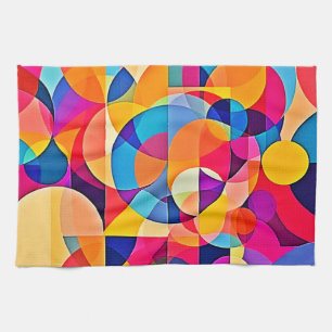  Geometric Colour Emotion Kitchen Towel