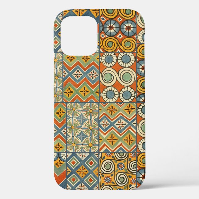 Geometric Colourful Antique Egyptian Graphic Art Case-Mate iPhone Case (Back)
