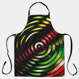 Geometric colourful background. Abstract halftone Apron